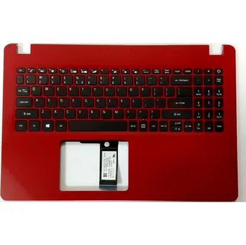 Náhradní klávesnice pro notebook Klávesnice s opěrkou zápěstí pro Acer Aspire A315-54 A315-42, červená
