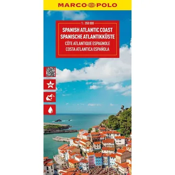 MARCO POLO Reisekarte Spanische Atlantikküste 1:350.000