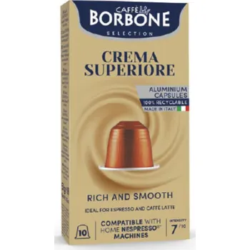 Caffé Borbone Caffe Borbone Crema Superiore hliníkové kapsle do Nespresso 10ks