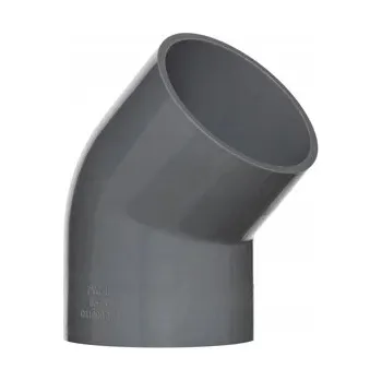 Vodovodní potrubí PVC tvarovka - Úhel 45° 25 mm, koleno
