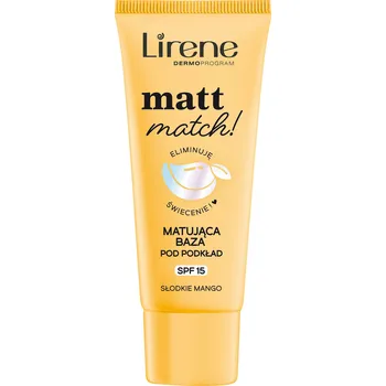 Podkladová báze na tvář Lirene Báze Matt Match Zmatňující báze pod podkladová báze SPF 15 30 ml