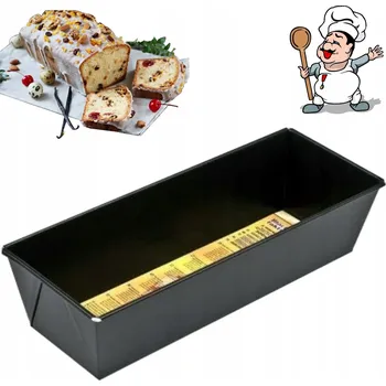 Nádoba na pečení Forma na biskupský chlebíček, plech na chléb a těsto 30x11 SNB