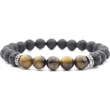 Náramek Náramek Ornella - Černá/Hnědá KP-33390