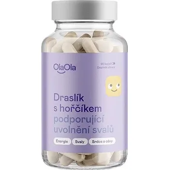OlaOla Draslík s hořčíkem podporující uvolnění svalů, 90 kapslí