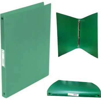 Kroužkový pořadač Q-Connect PP A4/4R/16mm transparentní zelený