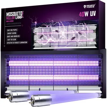 Bezpečnostní kamera Lampa proti komárům, molům, mouchám a vosám Renew Force