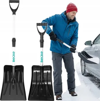 Hrablo na sníh Sněhová lopata Becke plast 23-23 x 92 cm