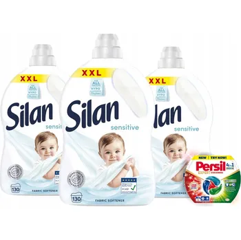 Aviváž Silan tekutá aviváž Sensitive 390pr 2,86L x3 + Dárek