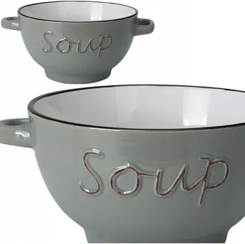 Kamenná miska na polévku 650 ml zeleň