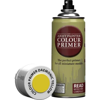 Barva ve spreji Barva ve ve spreji pro modely The Army Painter CP3015 Colour Primer Daemonic Yellow 400 ml, žlutá matná