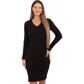 Dámské šaty Šaty RV-SK-A1050.08 černé S/M