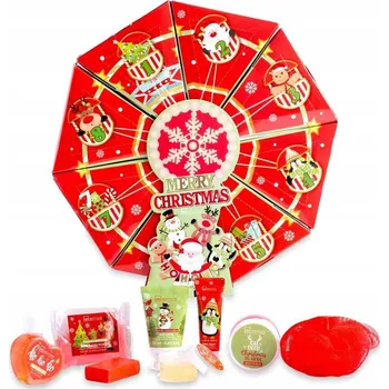 Kosmetická sada DÁRKOVÁ SADA KOSMETIKA VÁNOČNÍ DÁREK TĚLOVÁ KOUPEL KALENDÁŘ KRUH