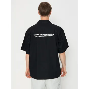 Pánská košile Carhartt WIP Link Script (black/white) M, černá