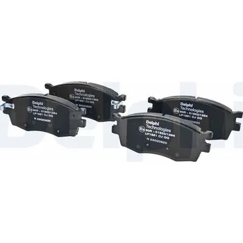 Brzdová destička Sada brzdových destiček, kotoučová brzda DELPHI LP1951