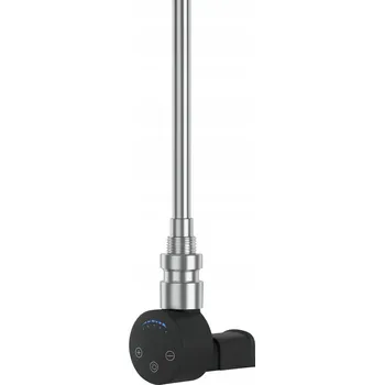 Radiátor Topné těleso do koupelnového radiátoru SLX 600W černé s krytkou LUXRAD