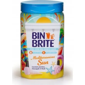 Odpadkový koš Bin Brite Prášek pro neutralizaci zápachu z koše Mediterranean Sun 500g