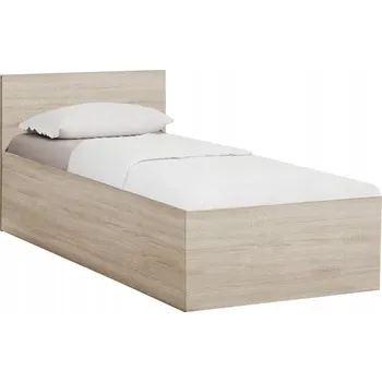 Postel Jednolůžková postel s dekorem dřeva TEXTILOMANIE 90x200 dub