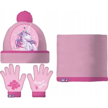 Čepice DĚTSKÁ ZIMNÍ SADA ČEPICE, ČEPICE NÁKRČNÍK 40-46