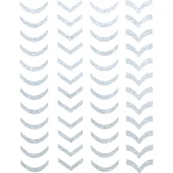 Umělé nehty SAMOLEPKY 3D NA NEHTY – ZLATÉ PROUŽKY 802