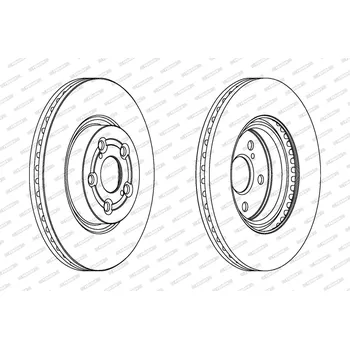 Brzdový kotouč Brzdový kotouč FERODO DDF1315C