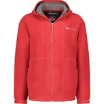 GEOGRAPHICAL NORWAY fleecová mikina pánská TORLEON s kapucí XL červená