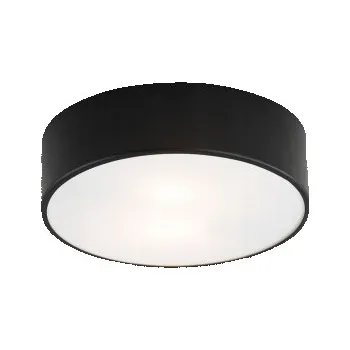 Kulatý Stropní Svítidlo Argon 25 x 8 cm černá