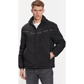 Pánská větrovka Tommy Jeans pánská černá bunda - XL