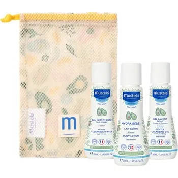 Nestandardní parfém Mustela Cestovní kosmetický set s miniaturami 3x50 ml