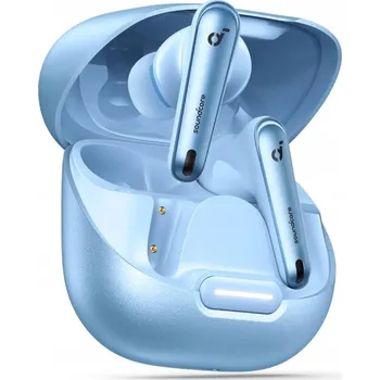 Sluchátka Bezdrátová sluchátka SoundCore Liberty 4 NC Světle modrá