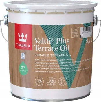 Olej na dřevo TIKKURILA VALTTI PLUS WOOD OIL OLEJ NA DŘEVO 2,7L