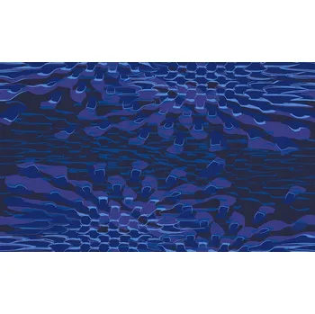 Tapeta MODRÁ VINYLOVÁ TAPETA S ABSTRAKTNÍM VZOREM 10,05 m x 106,00 cm