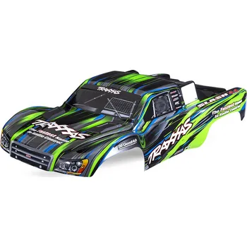 RC náhradní díl Traxxas karosérie Slash 4X4 zelená (bezsponková) - TRA6932-GRN