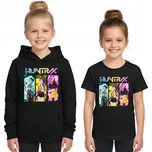 MIKINA TRIČKO HUNTRIX ČERNÁ KPOPOVÁ LOVKYNĚ DÉMONŮ DEMON HUNTERS 110 cm