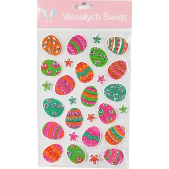 Velikonoční dekorace NÁLEPKY NA OKNO - VELIKONOCE - VAJÍČKA