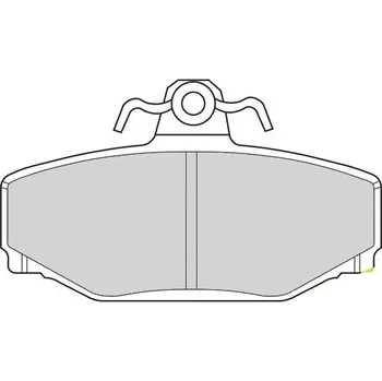 Brzdová destička Ferodo FDB676 Sada brzdových destiček, kotoučové brzdy