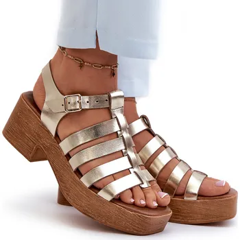 Dámské sandále Zazoo dámské sandály 40410 podpatek blok, velikost 37