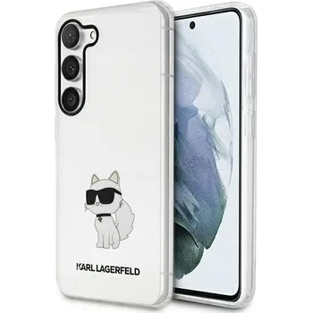 Pouzdro na mobilní telefon Zadní Kryt Karl Lagerfeld pro Samsung Galaxy S23 bezbarvý