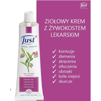 Bylinná léčivá mast Just Bylinná Lékárna Kostivalový krém na pohmožděniny