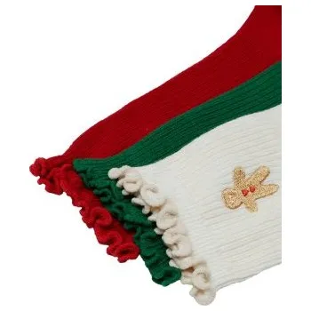 Dámské ponožky 3 PACK ponožky BLOOVII Cinnamon Červeno-zelená 36-38