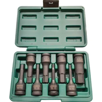 Gola hlavice Rázové hlavice 1/2" Imbus, prodloužené, 78 mm, sada 8 dílů - JONNESWAY S05A4308S