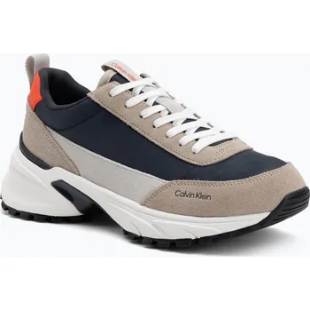 Pánské tenisky Pánské boty Calvin Klein YM0YM01459 Hike Runner Casual desert taupe/navy/tomato cherry