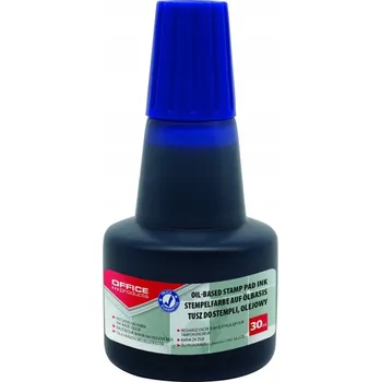 Dětské razítko OLEJOVÝ INKOUST PRO RAZÍTKA A KOVOVÉ PEČETĚ 30ml MODRÝ OFFICE PRODUCTS