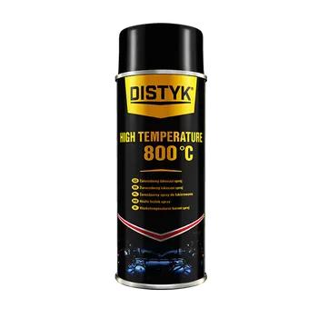 Barva ve spreji Ochranný žáruvzdorný sprej do 800°C stříbrný 400ml DISTYK