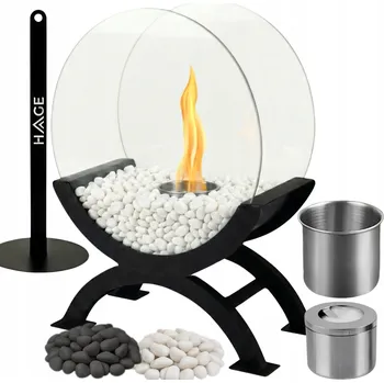 Biokrb Volně stojící biokrb HAGE 30 x 25 x 15,5 cm černý