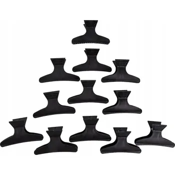 Sponka do vlasů Ponik's 12 ks černá