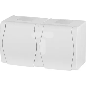 Elektrická zásuvka Elektrická Zásuvka hermetická Elektro-Plast Nasielsk bílá