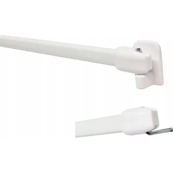 Garnýž Rolmajster bílá kovová 60 cm