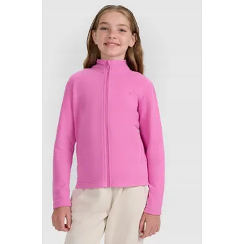 Chlapecká mikina Dětská mikina 4F polyester růžová, velikost 146