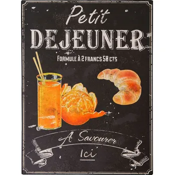 Plechová cedule Antic Line Plechová cedule DEJEUNER