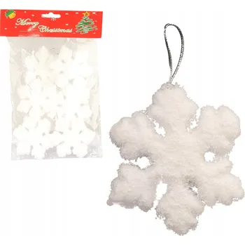 Vánoční dekorace Sada ozdob na vánoční stromeček sněhové vločky dekorace